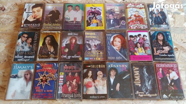Műsoros kazetták - mulatós, lakodalmas, roma zenék