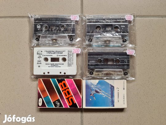 Műsoros kazettás magnó deck kazetta külföldi 6 db