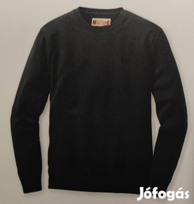 Mustang R-Neck Pullover Solid Fekete XXL