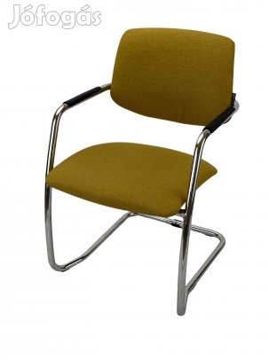 Mustársárga tárgyalószék, Narbutas Gama márkájú - használt szék