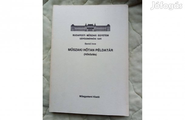 Műszaki Hőtan Hőközlés példatár BME jegyzet