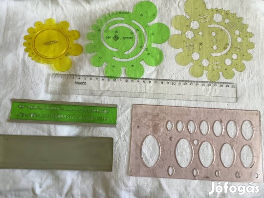 Műszaki vonalzók, sablon