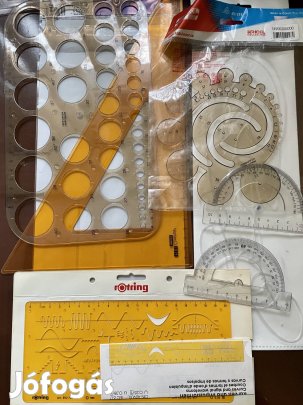 Műszaki vonalzók görbe sablon