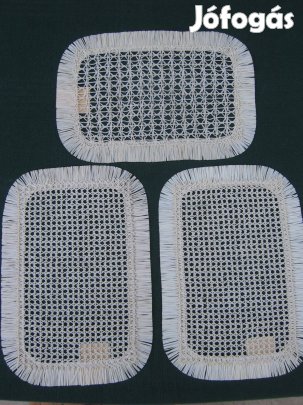 Műszálas gyékény konyhai alátét, 3 db