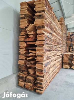 Műszárított szélezetlen vörösfenyő palló, 50 mm 3-4-5 m hosszúságban,