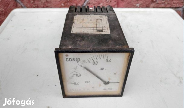 Műszer Ganz (5A 380V) kb.1978 teszteletlen