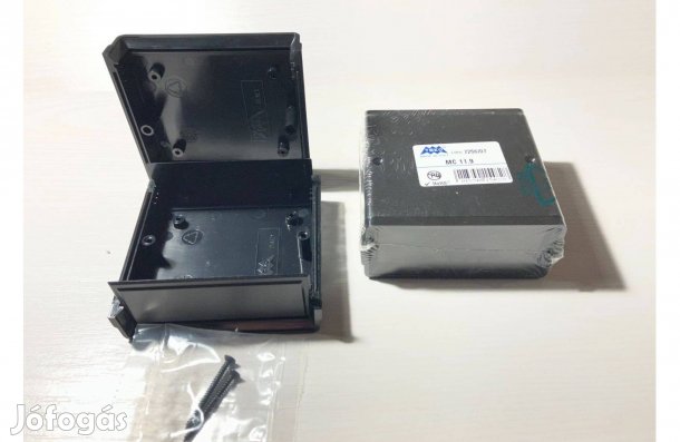 Műszerdoboz 80x80x35 mm műanyag