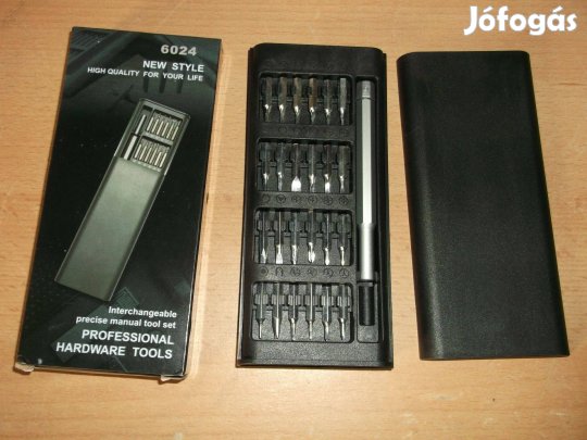 Műszerész csavarhúzó készlet 24 in 1 Új