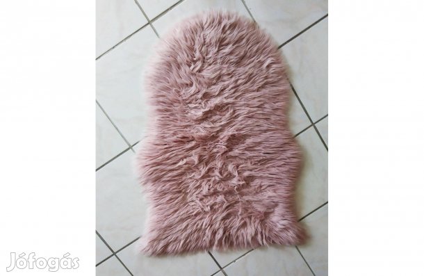 Műszörme (rózsaszín) 2 db 65x95 cm eladó