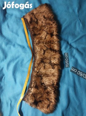 Műszőrme gallér női kabátra