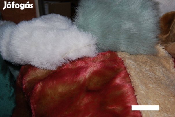 Műszőrme raktárkészlet kiárusítása