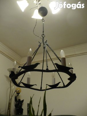 Mutatós kovácsoltvas mennyezeti lámpa