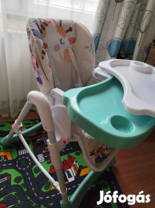 My First Baby etetőszék zsiráfos,lámás