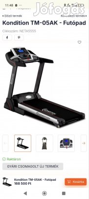 My Kondition futógép eladó