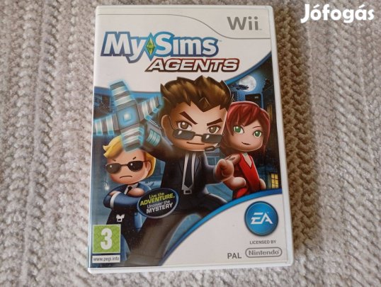 My Sims Agents eredeti Nintendo Wii játék
