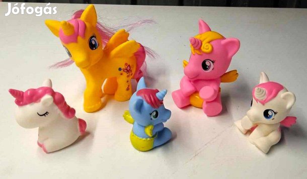My little pony és más pegazus, egyszarvú figura, össz. 8 db