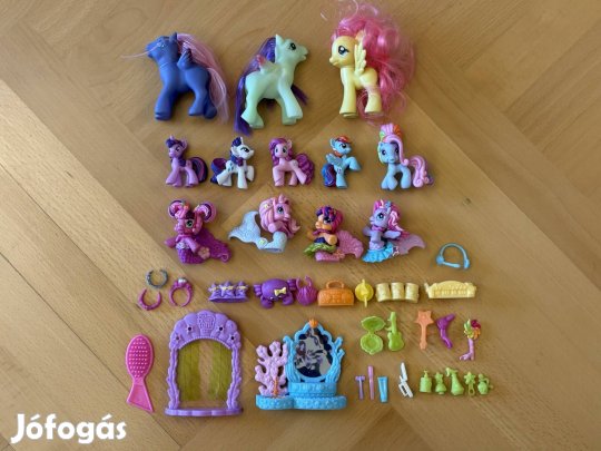 My little pony figurák és kiegészítők egyben