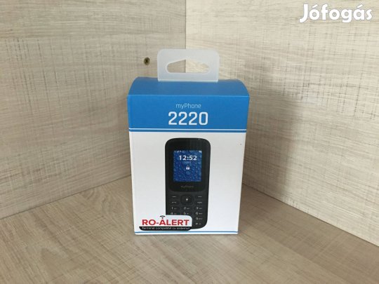 Myphone 2220 4G, Black, Dual SIM, Új (0 Perces)