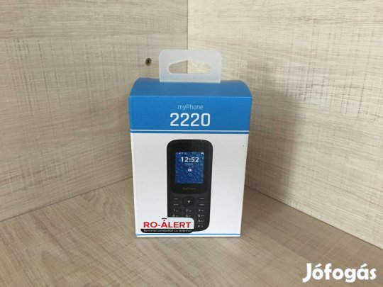 Myphone 2220 4G, Black, Dual SIM, Új (0 Perces)!
