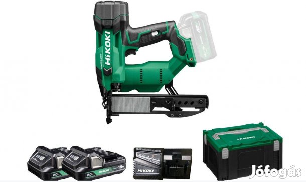 N1804Dawxz Hikoki akkus kapcsozó 18V Li-ion Bl 15-40mm 2x18V 2Ah