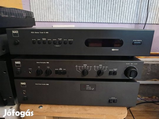 NAD 1155 előerősítő, 2150 végerősítő páros, hibátlan állapotban!
