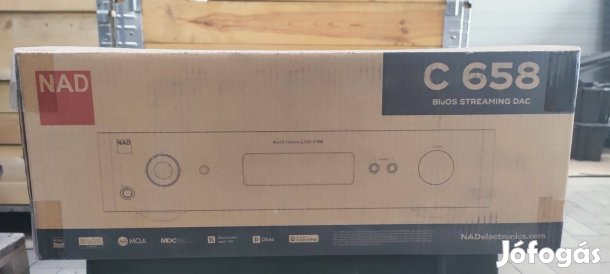 NAD C658 streamer és DAC eladó! Vadi új, bontatlan!