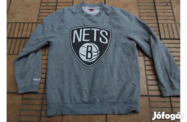 NBA Brooklyn Nets kosaras pulóver kosárlabda pulóver L