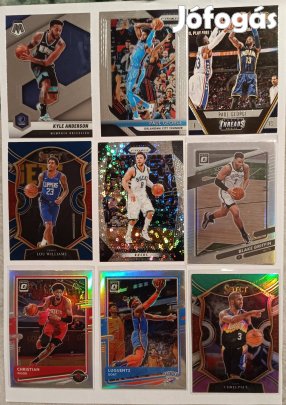NBA kosaras kártya - 9 db