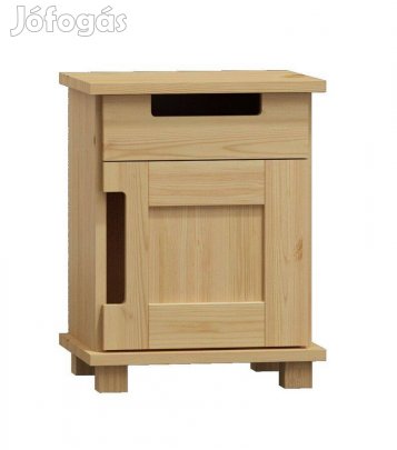 NEV Éjjeli Szekrény Új Borovi Fenyőfa Igazi Fenyőfa Hálószoba Bútor