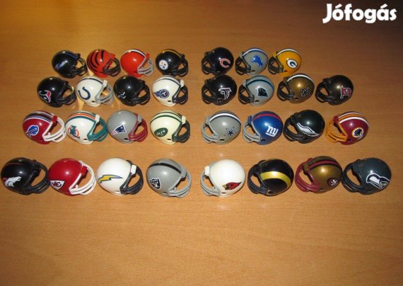 NFL 2010 szezon sisak gyűjteménye - 31 darab (Riddell)