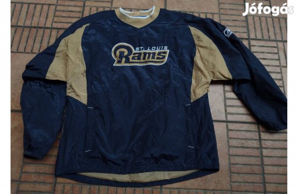 NFL széldzseki amerikai foci Rams pulóver S M
