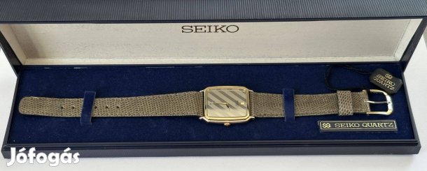NOS / Új Seiko Tank vintage karóra, kb. 1988, sosem hordott