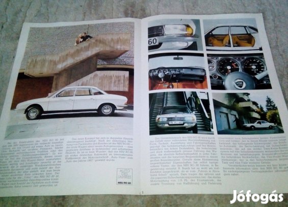 NSU RO 80 prospektus, katalógus