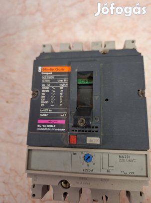 NS 250 H Merlin Gerin megszakító 20/378 7218