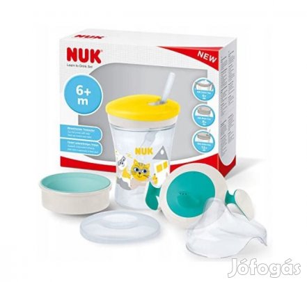 NUK ivást tanító készlet, Trainer Cup, Magic Cup 360°, és Action Cup