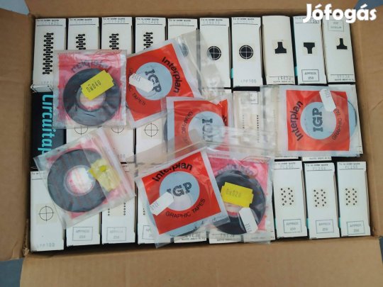 NYÁK Kézműves dekoráció Chartpak letraset interplan IGP graphic tapes