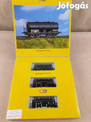 N 1:160 Brawa 1940 DRG Tartályvagon - Tehervagon Szett