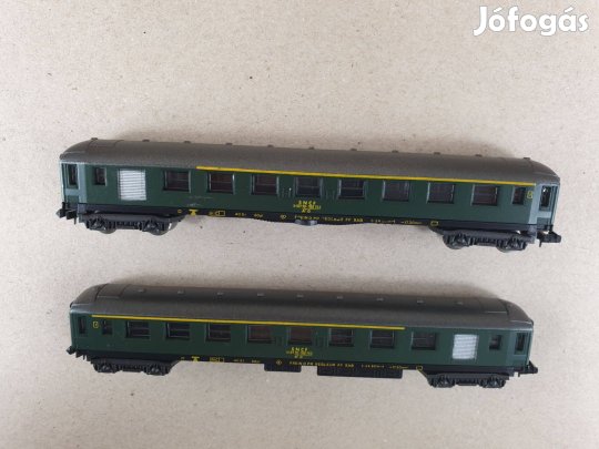 N 1:160 Lima 518710 SNCF Személyvagon - Vagon - 2 db Egyben