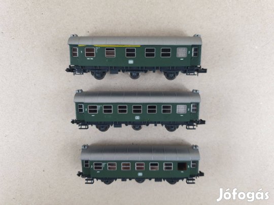 N 1:160 Roco 24204 , 24205 DB Személyvagon - 3 db Egyben