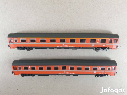N 1:160 Roco ÖBB Eurofima Személyvagon - Vagon - 2 db Egyben