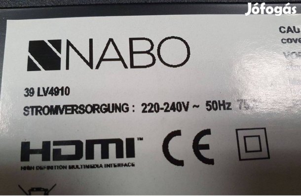 Nabo 39LV4910 Smart LED Tv hibás törött alkatrésznek