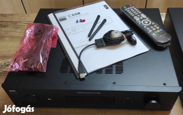 Nad C658 Bluos streamer , DAC , hálózati lejátszó, előerősítő újszerű