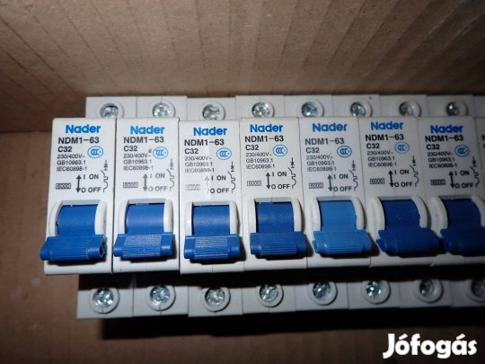 Nader C32A 1p-ú kismegszakító - 25 db