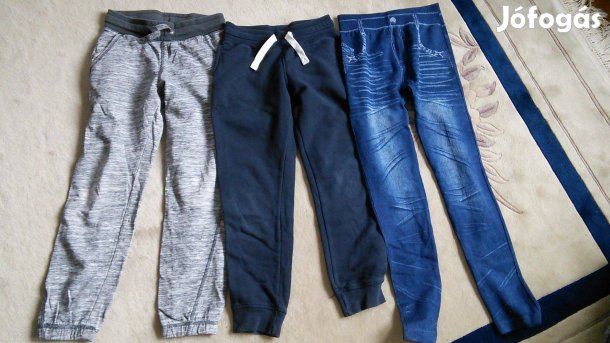 Nadrág 134-es gyerek szabadidő melegítő 134 C&A gumisderekú