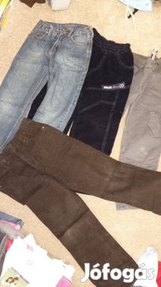 Nadrág fiúgyermek 128-as méret 4 db