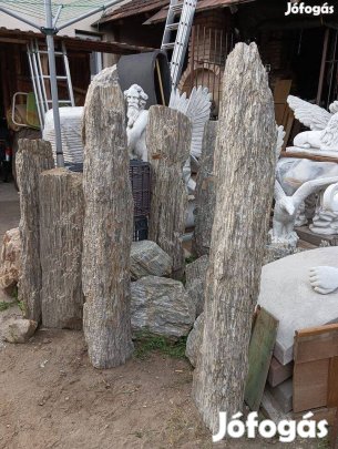 Nagy 110/150cm Kanadai fakő megkövesedett fa Gneisz Japán kert dísz
