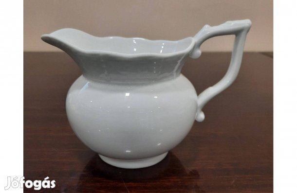 Nagy Fehér Herendi porcelán tejkiöntő, szószos kínáló eladó!