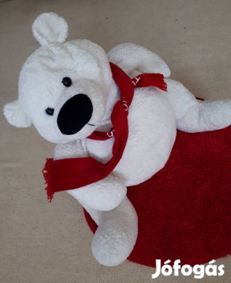 Nagy Fehér Mackó - Plüss Játék Maci