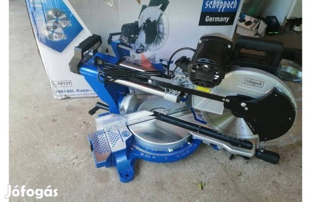 Nagy Gér vágó Scheppach HM 140 L Két oldalra dönthet gérvágó húzófunkc