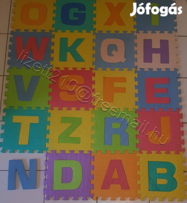 Nagy Habszivacs gyerek szőnyeg játszószőnyeg ABC